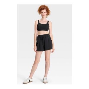 All in Motion High Rise Wide-Leg Shorts (Black - XS)